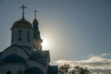 Храм Пресвятой Богородицы. Южно-Сахалинск. Сахалин. Sakhalin. (marka) - marka