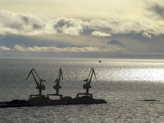 Порт Корсаков. Сахалин. Port of Korsakov. Sakhalin. (marka) - marka