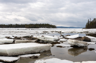 Ледоход в Кандалакшском заливе Белого моря, Лувеньга, Мурманская область - svesh47