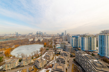 Вид на ЖК "Воробевы горы" и «Долина Сетунь» Москва (2020 год) - IgorRozhkov