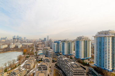 Вид на ЖК "Воробевы горы" и «Долина Сетунь» Москва (2020 год) - IgorRozhkov