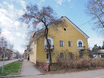 Г. Иркутск. Старые дома. Сталинки. Irkutsk. (marka) - marka