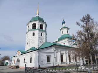 Г. Иркутск. Знаменский женский монастырь. (во имя Знамения Пресвятой Богородицы. Основан в 1689 г.) (marka) - marka