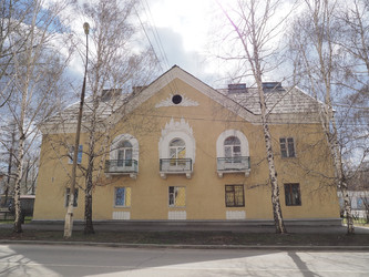 Г. Иркутск. Старые дома. Сталинки. Irkutsk. (marka) - marka