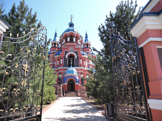 Г. Иркутск. Церковь Казанской иконы Божией Матери. Irkutsk. (marka) - marka