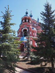 Г. Иркутск. Церковь Казанской иконы Божией Матери. Irkutsk. (marka) - marka
