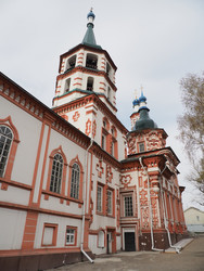 Г. Иркутск. Крестовоздвиженская церковь. Irkutsk. (marka) - marka