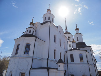 Г. Иркутск. Михаило-Архангельский Харлампиевский храм. Irkutsk. (marka) - marka