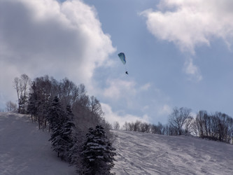 Горнолыжный комплекс «Горный воздух». Сахалин. View of the ski complex "Gorny Vozduh". Sakhalin. (marka) - marka