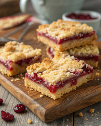 Вкусные золотисто-коричневые джемовые батончики на деревянной доске. Генеративный искусственный интеллект - RomanZ