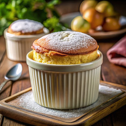 Вкуснейшее суфле, приготовленное в уютной обстановке кухни. Генеративный искусственный интеллект - RomanZ