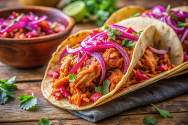 Насладитесь насыщенным вкусом мексиканских тако с яркими начинками. Генеративный искусственный интеллект - RomanZ