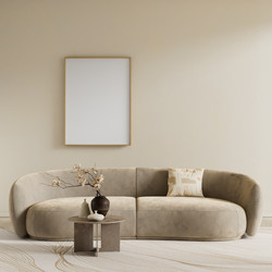 Стильный дизайн интерьера дома с современной мебелью и элегантными деталями - JustArtDigital