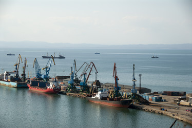 Порт. Корсаков. Сахалин. Korsakov. Sakhalin. (marka) - marka