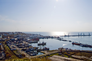 Порт. Корсаков. Сахалин. Korsakov. Sakhalin. (marka) - marka