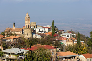 Панорама города Сигнаги, известного как «Город любви», Грузия - gumbao