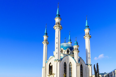 Городской пейзаж. Мечеть Кул Шариф. Казанский кремль. Казань. Республика Татарстан - kasbes