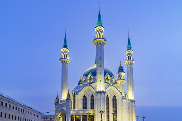 Городской пейзаж. Мечеть Кул Шариф. Казанский кремль. Казань. Республика Татарстан - kasbes
