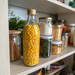 Хранение консервированной кукурузы в бутылках в домашних условиях в стандартных масштабах. Генеративный ИИ - RomanZ