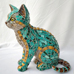 Mosaic Kitten демонстрирует тонкое мастерство и дизайн. Генеративный искусственный интеллект - RomanZ