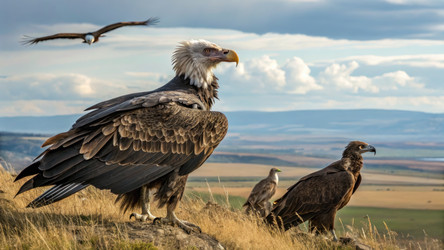 Великаны небес, парящие над бескрайними равнинами Северной РЗ. Генеративный искусственный интеллект - RomanZ