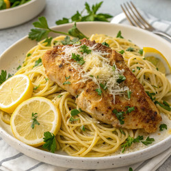 Вкуснейшее куриное филе в чесночном масле с пастой, лимоном и пармезаном. Генеративный искусственный интеллект - RomanZ
