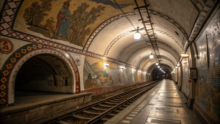 Исследование художественного тоннеля российского метрополитена. Генеративный искусственный интеллект - RomanZ