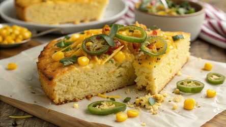 Вкуснейший кукурузный хлеб для гурманов с жареной кукурузой и халапеньо. Генеративный искусственный интеллект - RomanZ