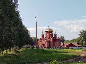 Церковь Александра Невского, расположенная в поселке Комсомольский под Барнаулом - bykgeniy