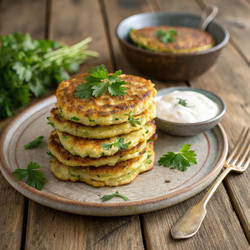 Вкусная золотисто-коричневая запеканка из цукини и сыра. Генеративный искусственный интеллект - RomanZ