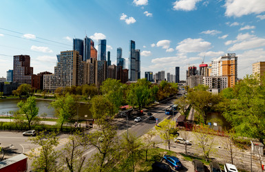 Район Пресня и Шмитовский проезд. Москва - IgorRozhkov