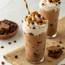 Наслаждаемся фраппе Cookie Crunch солнечным днем. Генеративный ИИ - RomanZ