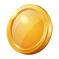 Дизайн золотой монеты в мультяшном стиле для игровой графики. Генеративный ИИ - RomanZ