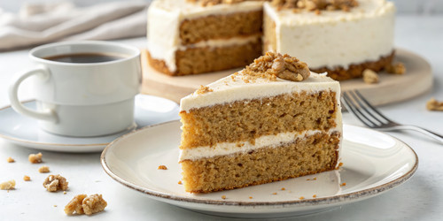 Наслаждаюсь вкуснейшим кофейным пирогом с кремом из сливочного сыра. Генеративный ИИ - RomanZ