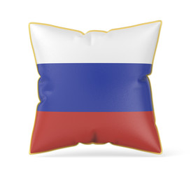 Подушка с флагом России - milea