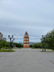 Маяк-памятник в парке Мурманска - lena_verba