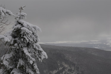 Горнолыжный комплекс «Горный воздух» зимой. Сахалин. View of the ski complex "Gorny Vozduh". Sakhalin. (marka) - marka