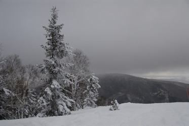 Горнолыжный комплекс «Горный воздух» зимой. Сахалин. View of the ski complex "Gorny Vozduh". Sakhalin. (marka) - marka