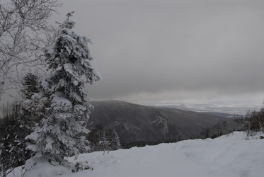 Горнолыжный комплекс «Горный воздух» зимой. Сахалин. View of the ski complex "Gorny Vozduh". Sakhalin. (marka) - marka