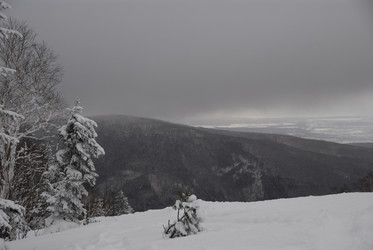 Горнолыжный комплекс «Горный воздух» зимой. Сахалин. View of the ski complex "Gorny Vozduh". Sakhalin. (marka) - marka