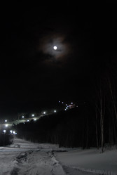 Горнолыжный комплекс «Горный воздух» зимой. Сахалин. View of the ski complex "Gorny Vozduh". Sakhalin. (marka) - marka