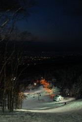 Горнолыжный комплекс «Горный воздух» зимой. Сахалин. View of the ski complex "Gorny Vozduh". Sakhalin. (marka) - marka