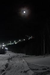 Горнолыжный комплекс «Горный воздух» зимой. Сахалин. View of the ski complex "Gorny Vozduh". Sakhalin. (marka) - marka
