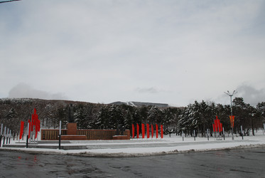 Площадь Славы. Южно-Сахалинск. Сахалин. Sakhalin. (marka) - marka