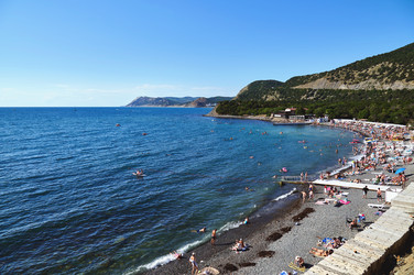Пляж на черном море в селе Сукко - VeKoAn