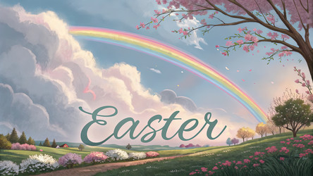 Rainbow and Blossoms отмечают пасхальную неделю ярким искусством, созданным с помощью генеративного искусственного интеллекта - RomanZ