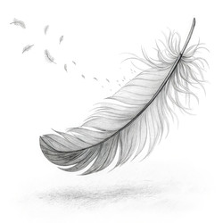 Falling Feather передает суть легкости и изящества благодаря генеративному искусственному интеллекту - RomanZ