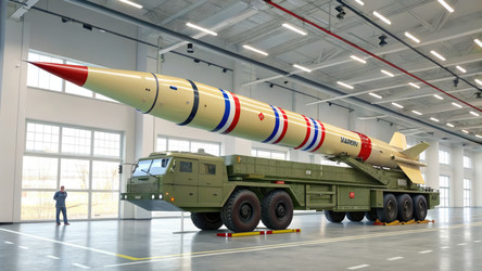 Ракета BrahMos представлена в демонстрационном зале тайской армии. Генеративный ИИ - RomanZ