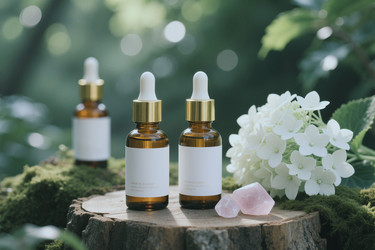 Флаконы с натуральной сывороткой для ухода за кожей с логотипом organic beauty - DragonImagesAsia