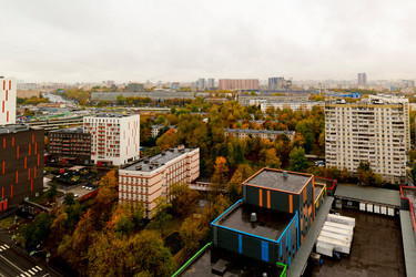 Вид из окон ЖК Скай Форт. Нагатино- Садовники. Москва - IgorRozhkov